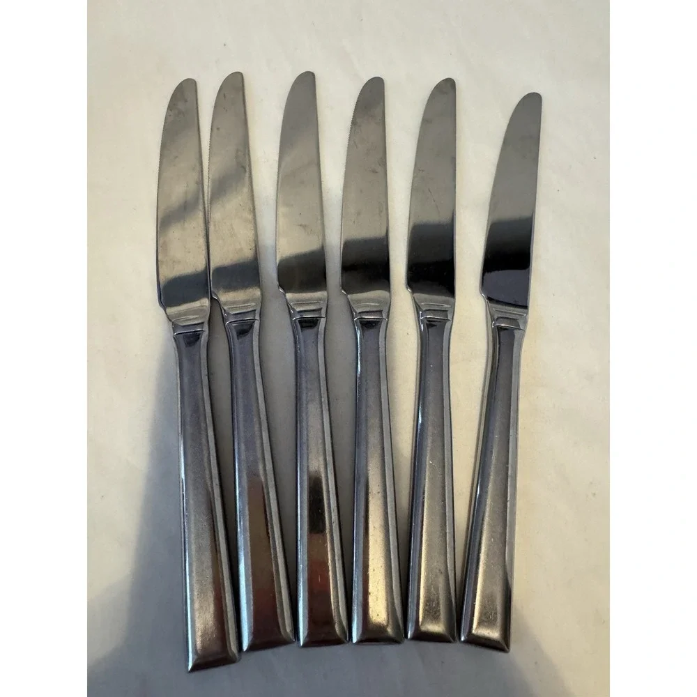 ADDISON Reed & Barton 6 Dinner Knives Stainless Everyday‎ Flatware China